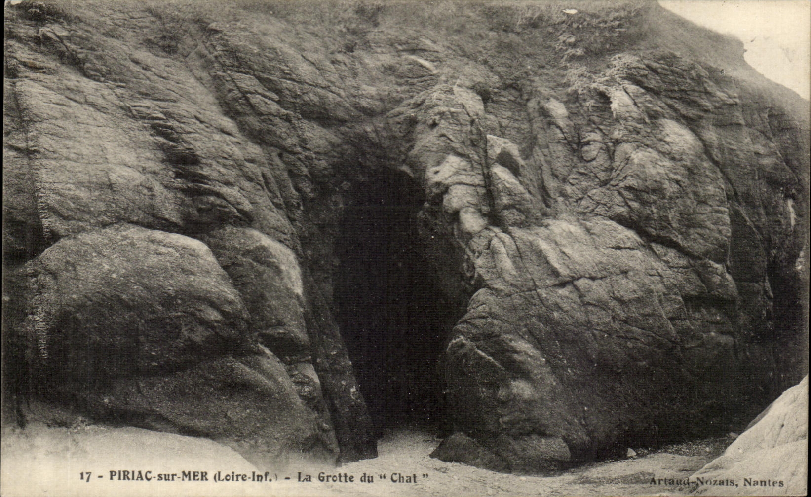 Piriac-sur-Mer (Loire-Inf.) — La Grotte du "Chat" — Artaud-Nozais, Nantes