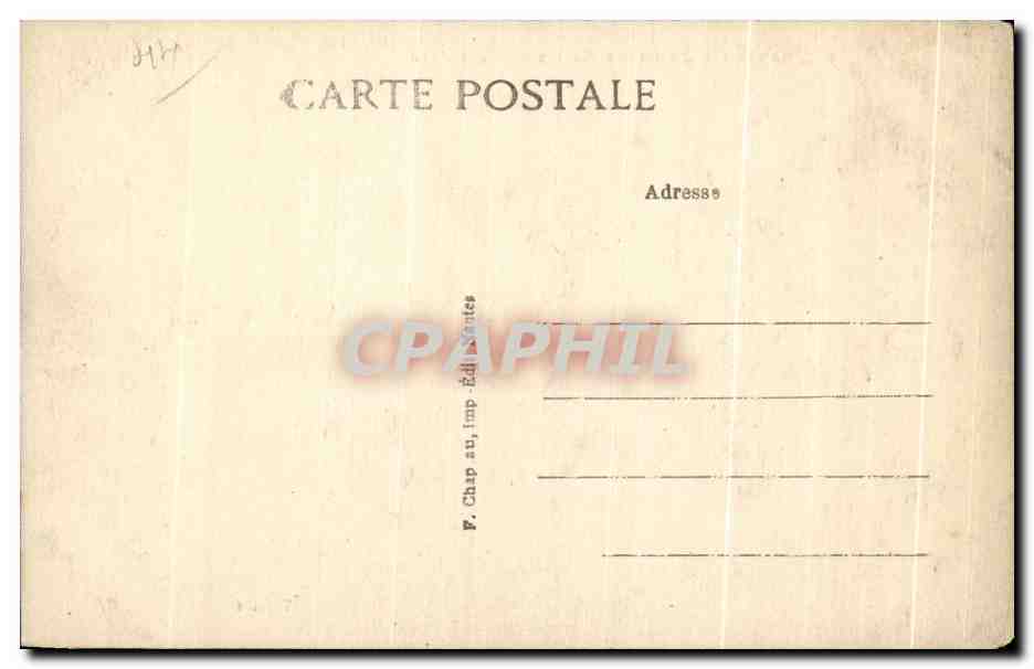 CPA Nantes Jardin des Plantes Le Jet d eau — Verso