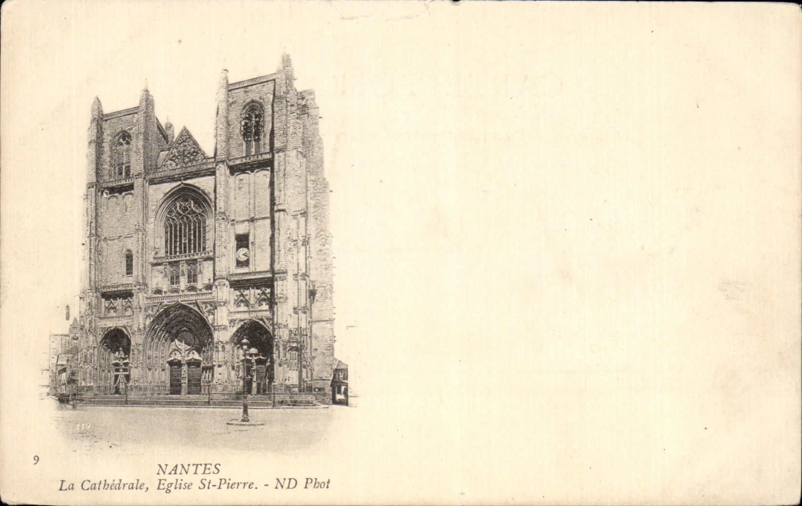 CPA Nantes La Cathedrale Eglise St Pierre