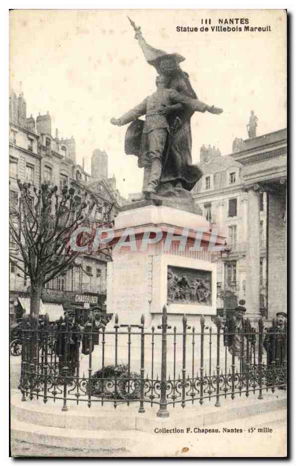 CPA Nantes Statue de Villebois Mareuil