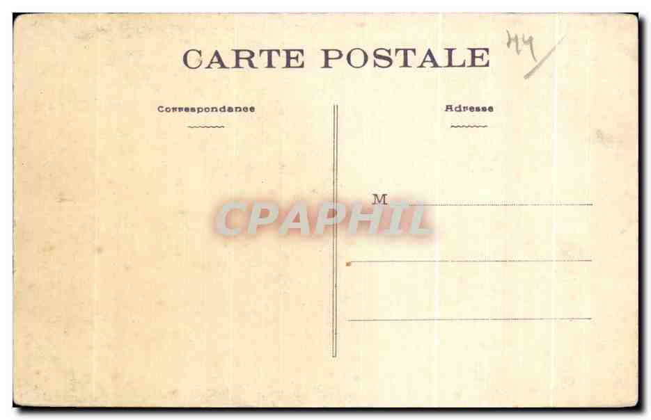 CPA Nantes Le Chateau Cour interieure Militaria — Verso