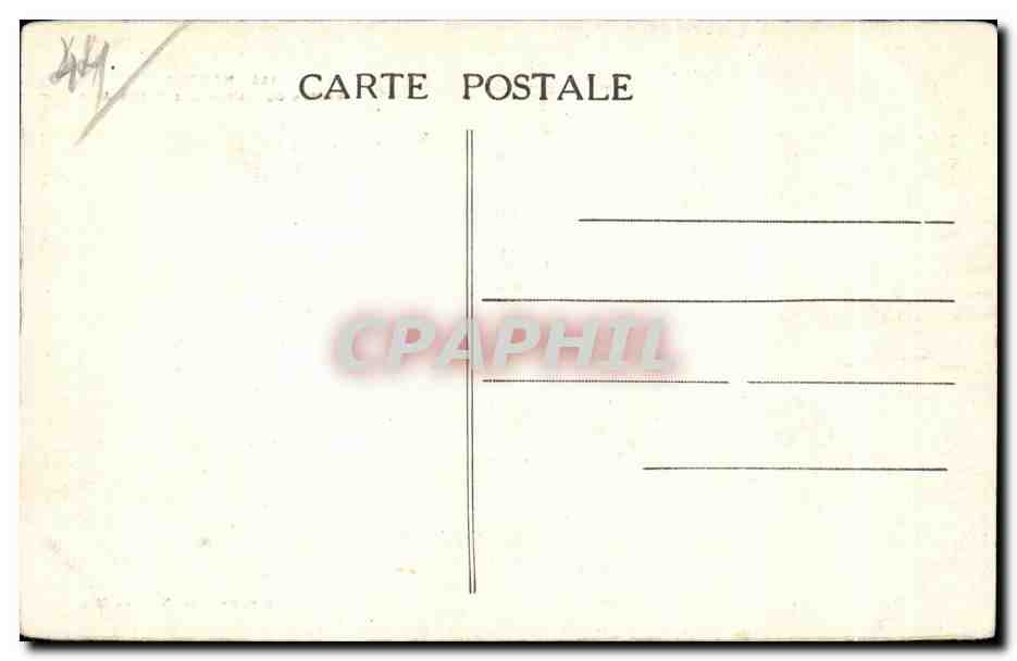 CPA Nantes Entree du Musee des Beaux Arts — Verso