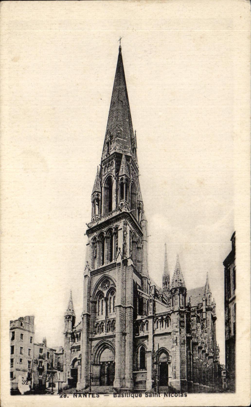 CPA Nantes Basllique Saint Nicoias