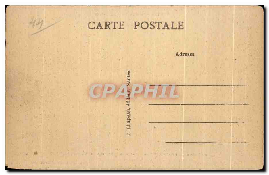 CPA Nantes Musee des Beaux Arts Francais Plombieres Au bord de l eau environs de Paris  — Verso