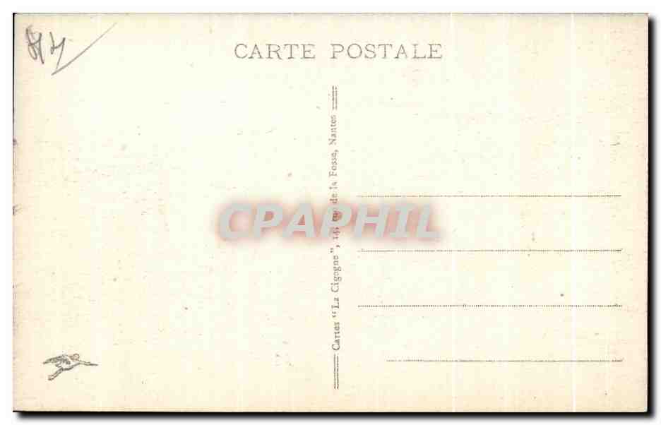 CPA Nantes Le Prefecture — Rückseite