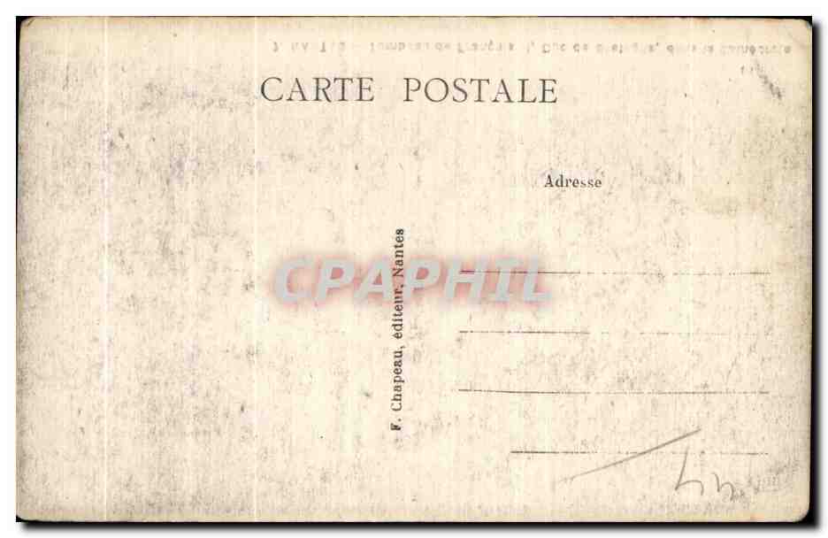 CPA Nantes Tombeau de Francois II Duc de Bretagne Dans la cathedrale — Verso