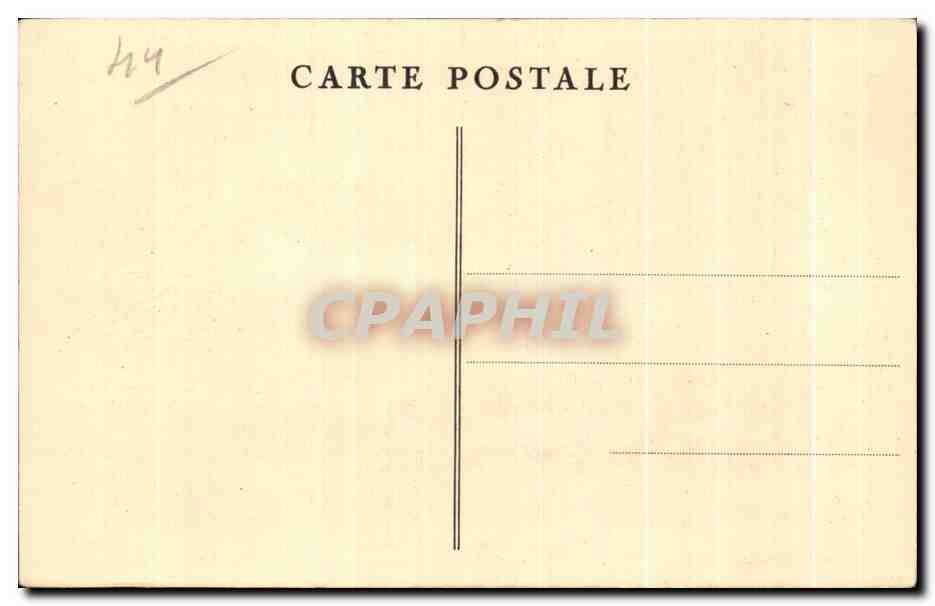 CPA Nantes Musee des Beaux Arts Pinard Ne a Nantes L ile d Yeu Le chateau  — Verso