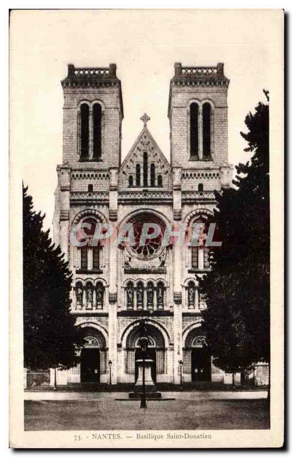 CPA Nantes Basilique Saint Donatien