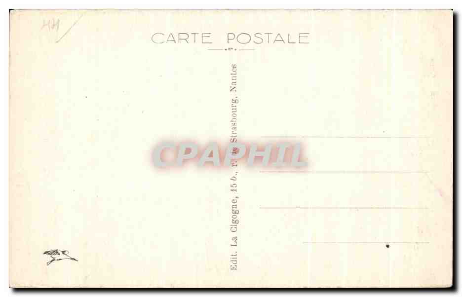 CPA Nantes Basilique Saint Donatien — Verso