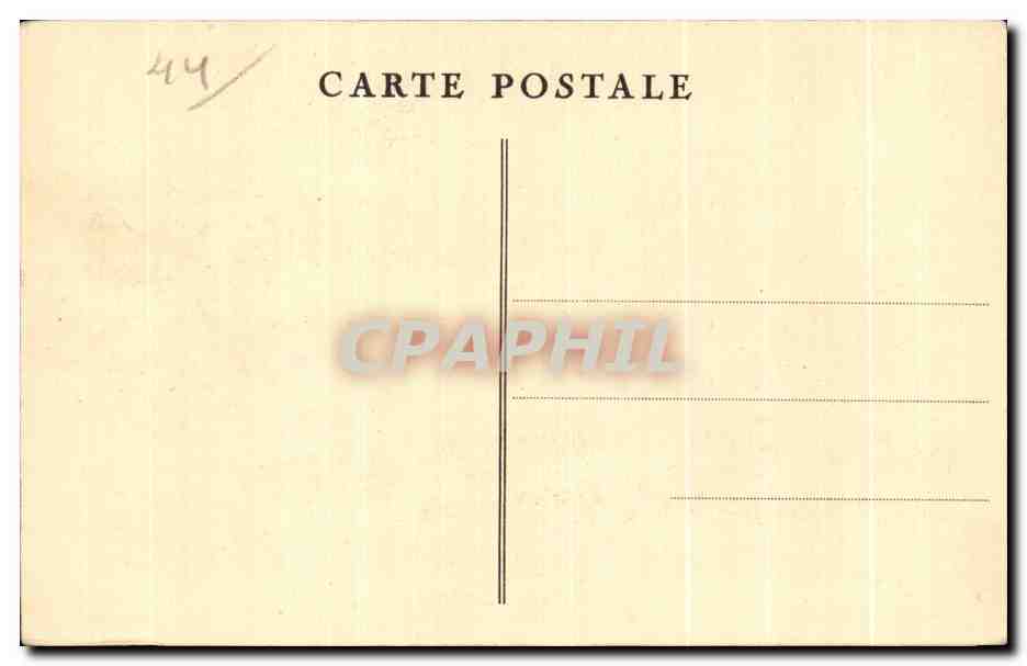 CPA Nantes Musee des Beaux Arts Pinard L ile d Yeu Le chateau  — Verso