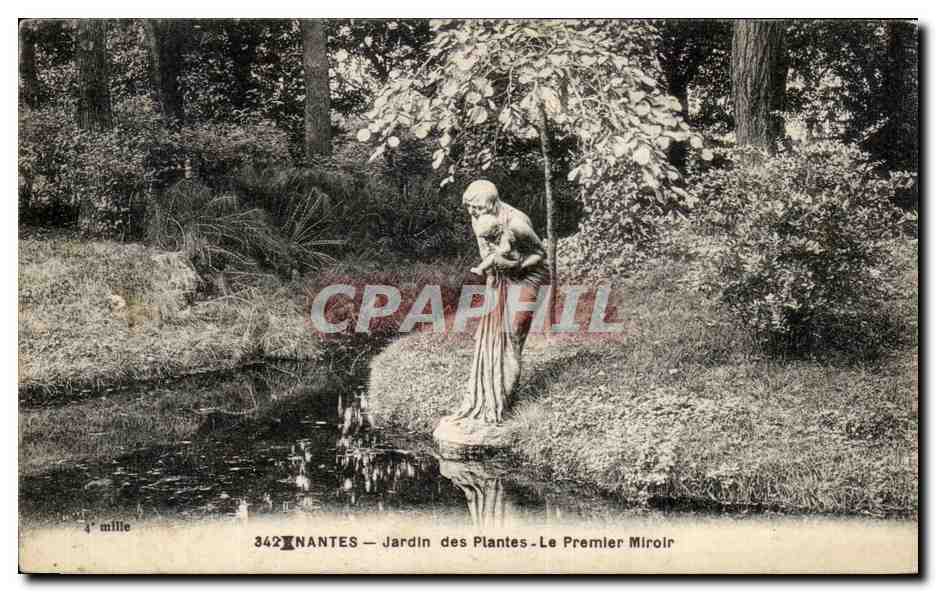 CPA Nantes Jardin des Plantes Le Premier Miroir