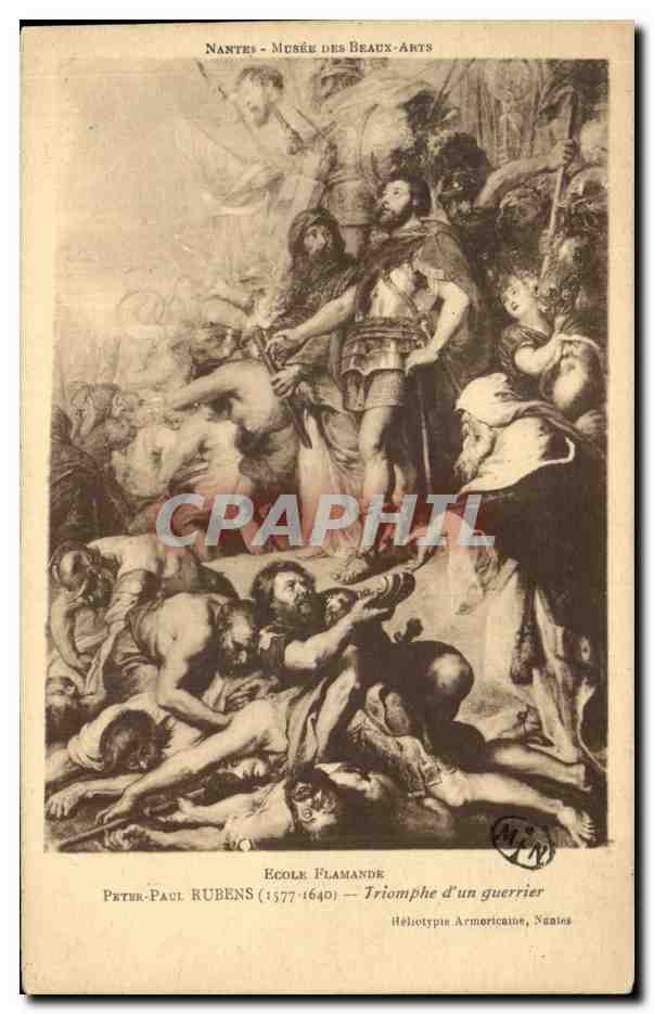 CPA Nantes Musee Des Beaux Arts Rubens Triomphe d un guerrier 