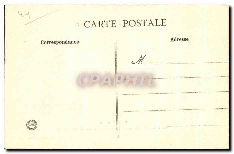 CPA Nantes Musee Des Beaux Arts Ecole flamande Simonde Vos Portraits de la famille Can der Aa — Verso