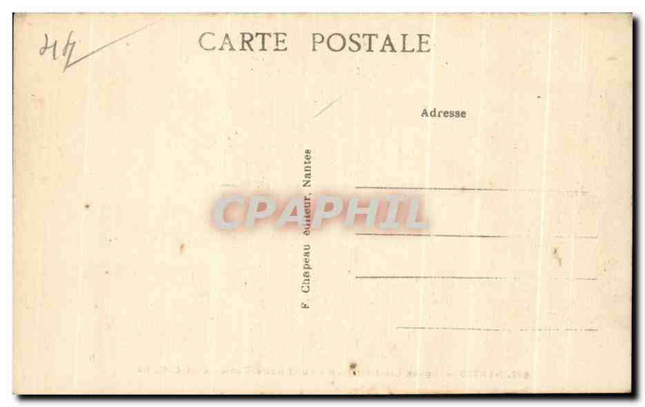 CPA Nantes Eglise Saint Simillen Autel Notre Dame de Misericorde — Rückseite