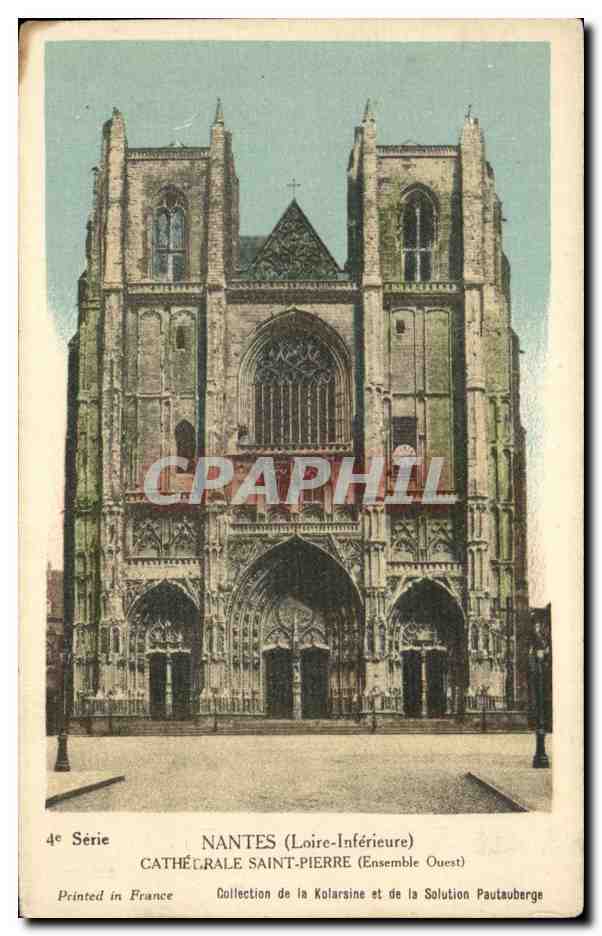 CPA Nantes (Loiree Inferieure) Cathedale Saint Pierre
