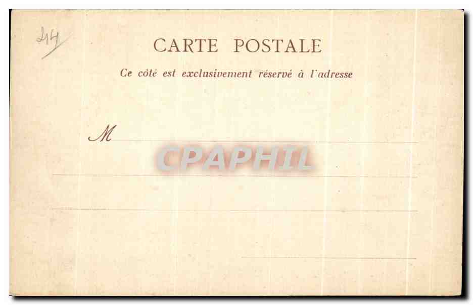 CPA Nantes Cathedrale Tombeaux des ducs de Bretagne Lion — Verso