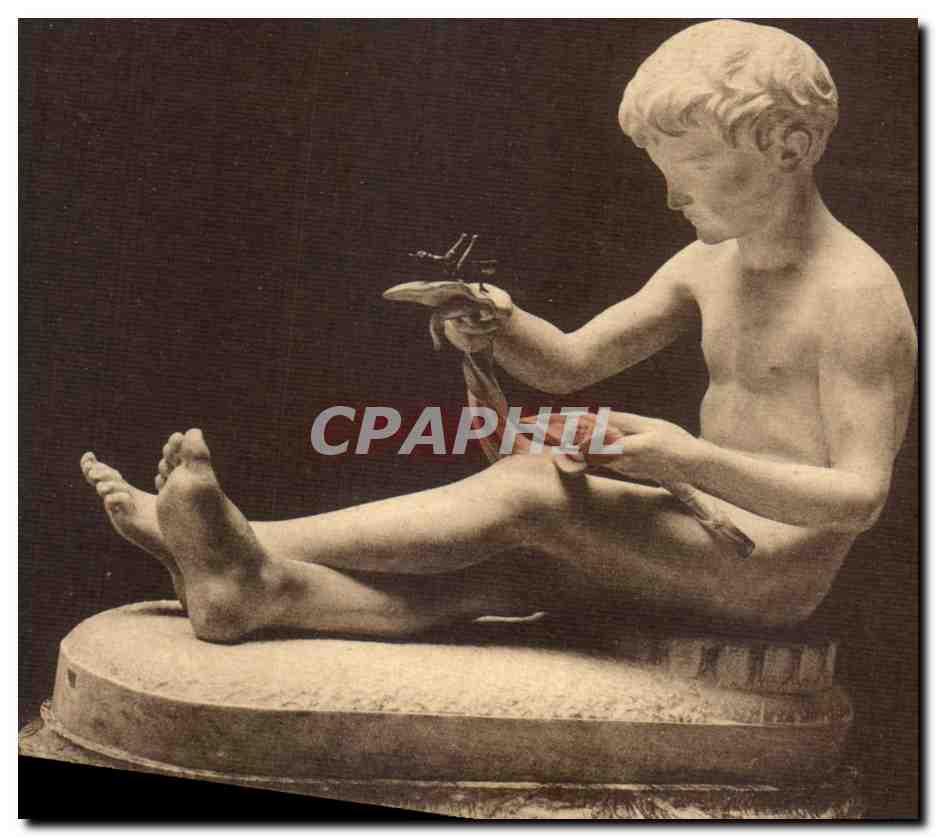CPA Nantes Musee Des Beaux Arts Lebourg Enfant a la sauterelle