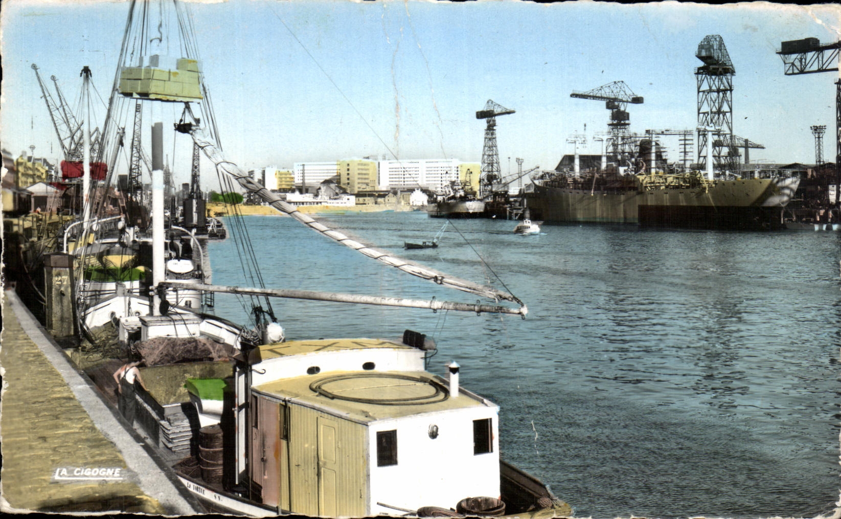 Le Port et les Chantiers de Constructions Navales — NANTES (Loire-Atlantique) — Éditions 'La Cigogne'