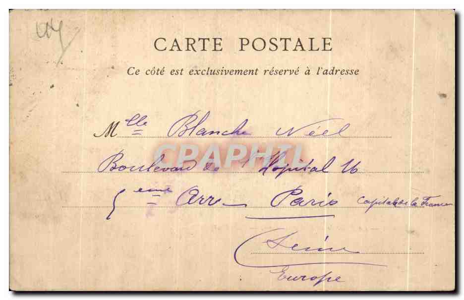 CPA Nantes La Place de la Ducbesse Anne — Rückseite