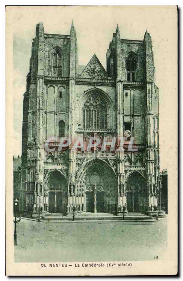 CPA Nantes La Cathedrale (Slecle)