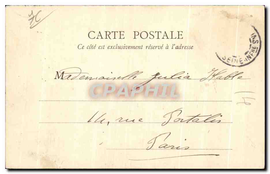 CPA Le Havre Les Casernes Militaria  — Rückseite