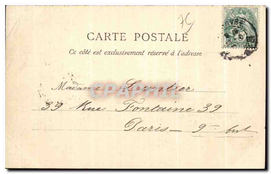 CPA Le Havre Staint de Bernardin de Saint Pierre — Rückseite