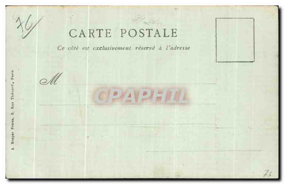 CPA Institution Saint Joseph Havre Corridor des Salles d etude — Verso