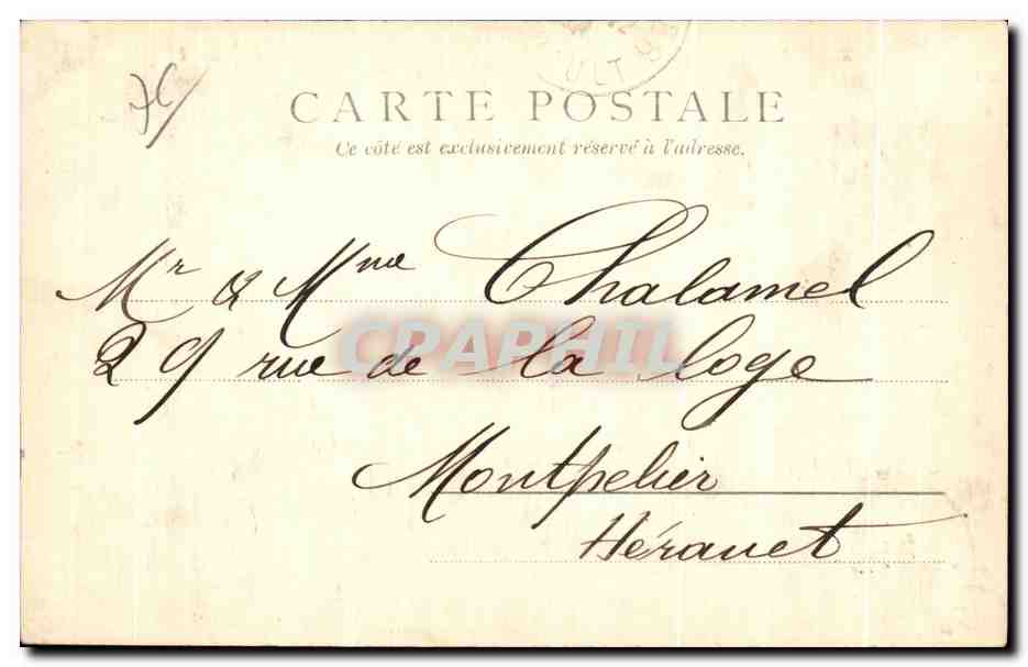 CPA Le Havre Le port Bateaux — Rückseite