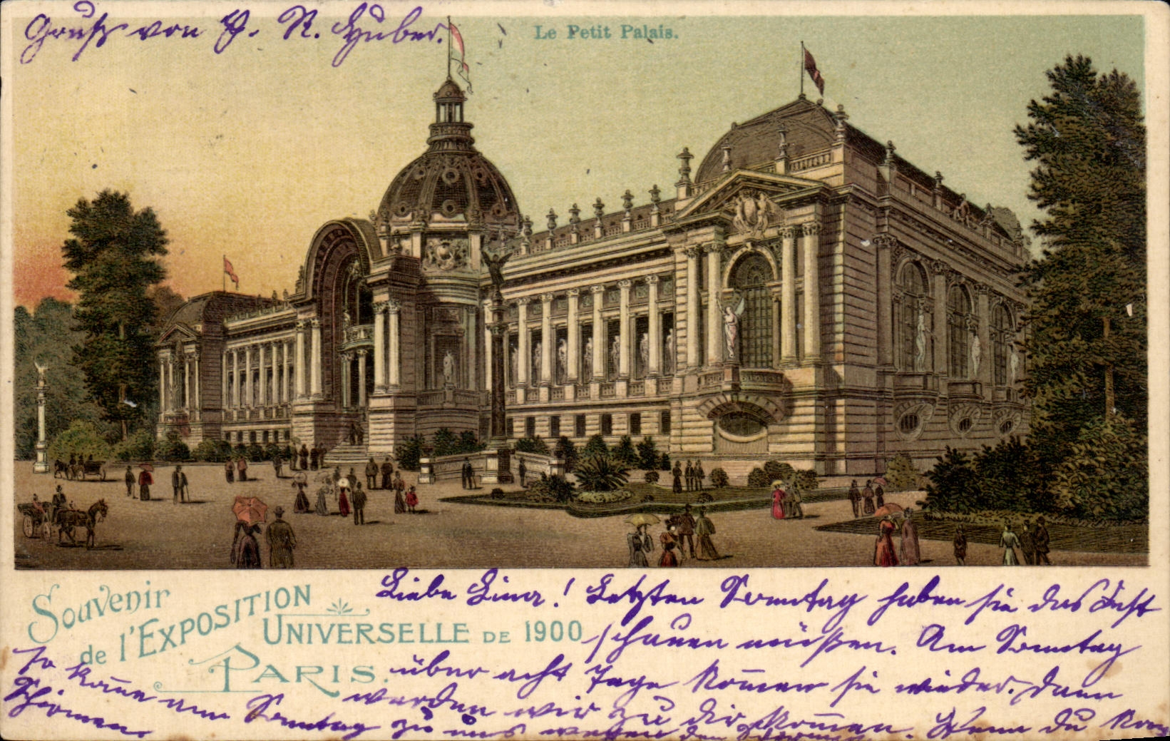 CPA Exposition universelle de 1900 Paris Le petit palais 