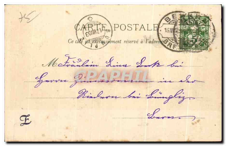 CPA Exposition universelle de 1900 Paris Le petit palais  — Verso
