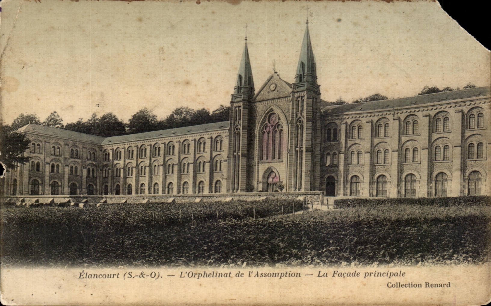 CPA Elancourt l Orphelinat l Assomption La Facade principale