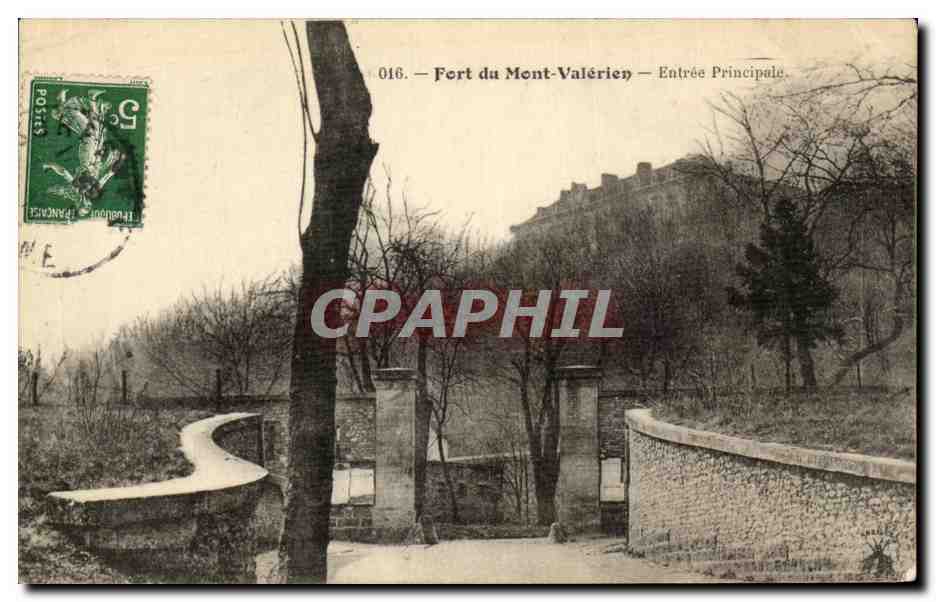 CPA Fort du Mont Valerien Entree Principale