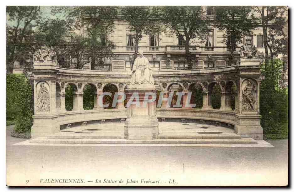 Valenciennes — La Statue de Jehan Froissart — LL