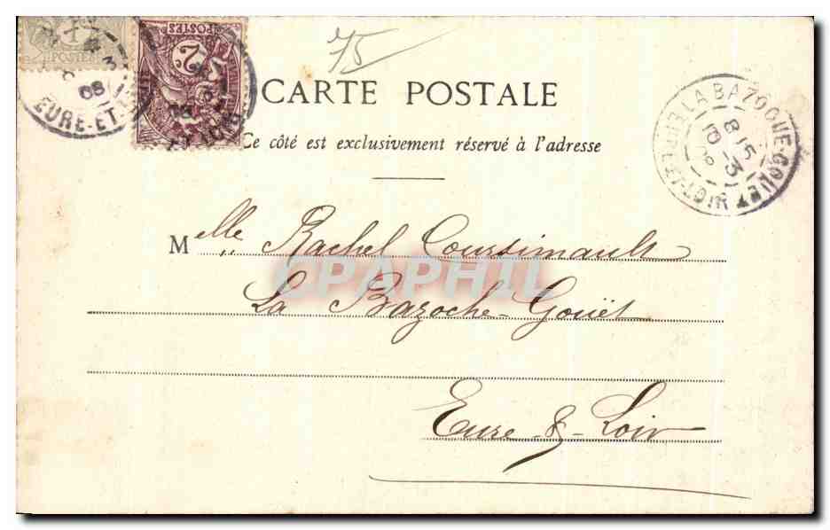 CPA Paris Le Concert de l Alcazar d Ete Aux Champs Elysees — Rückseite