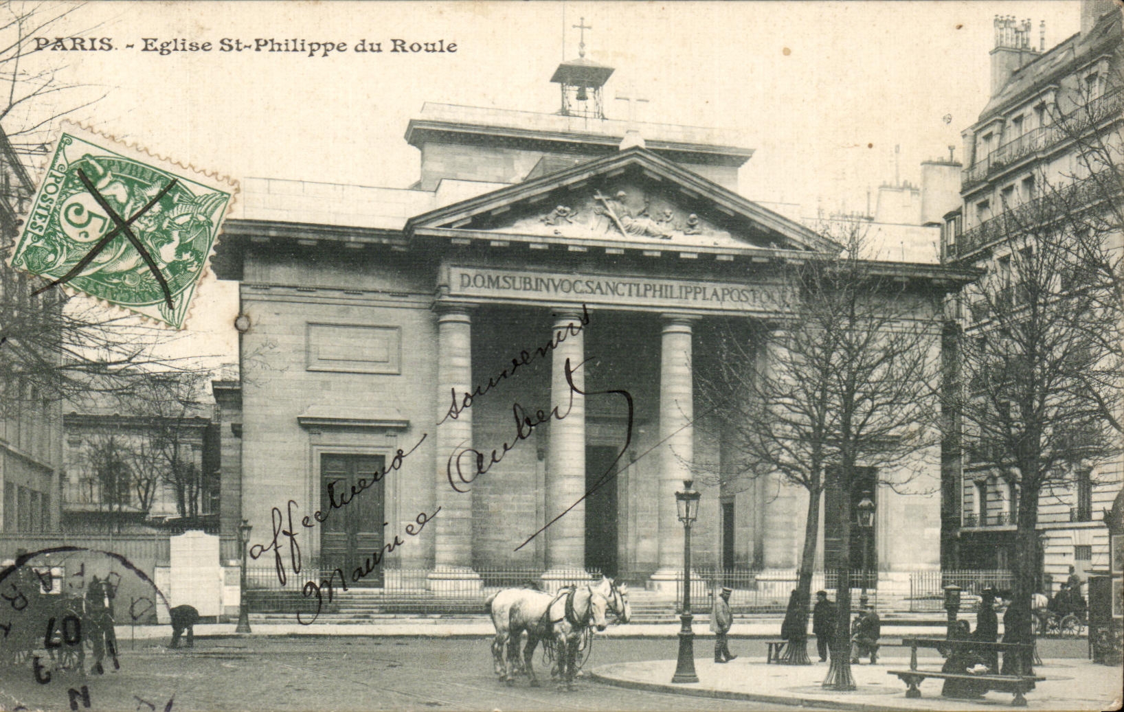 CPA Paris Eglise St Philippe du Roule
