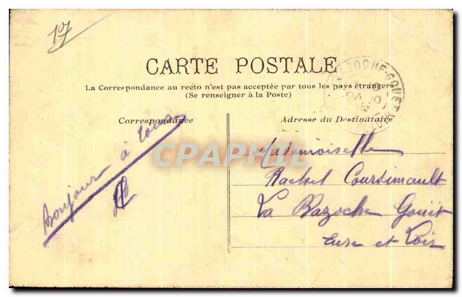 Le Port de ROCHEFORT vers 1780 — éditeur non identifié, n° de série non visible — Back