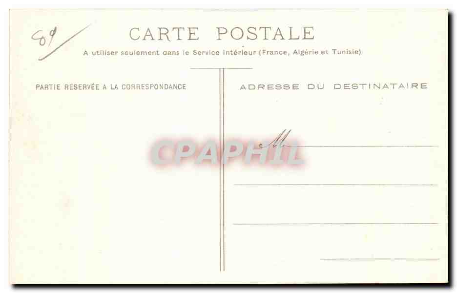 CPA Auxerre L Yonne Saint Germain et l Hopital — Rückseite