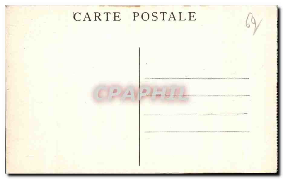 CPA St Maison des Etudiantes Grande salle Lyon  — Verso
