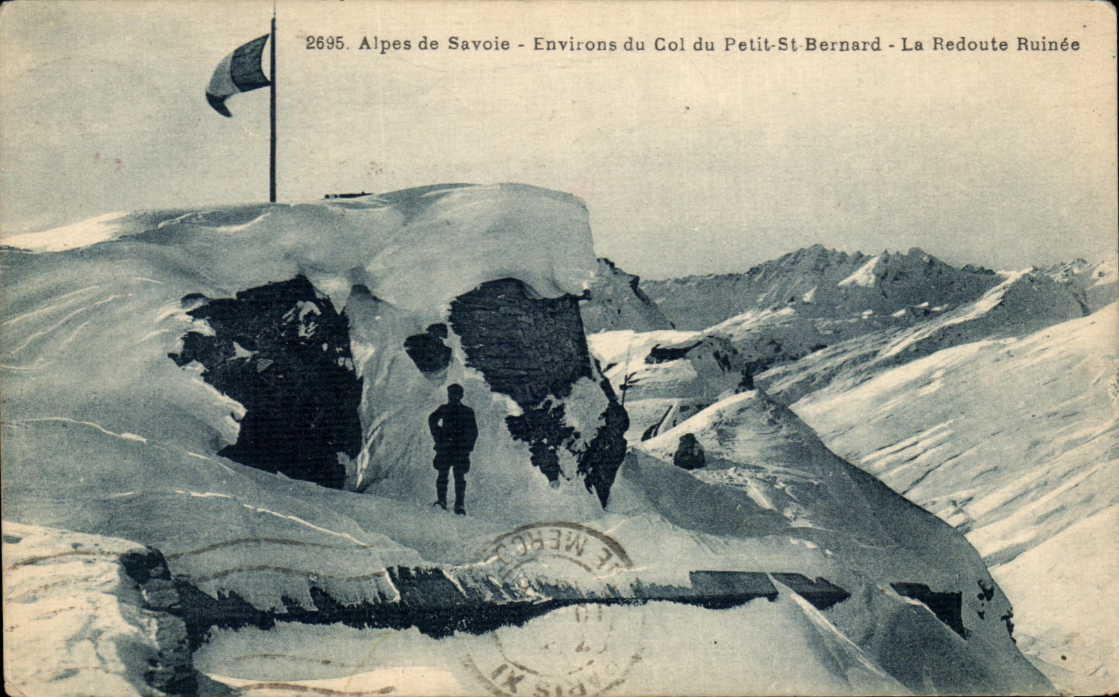 CPA Alpes de Savoie Environs du Col du Petit St Bernard La Redoute Ruinee