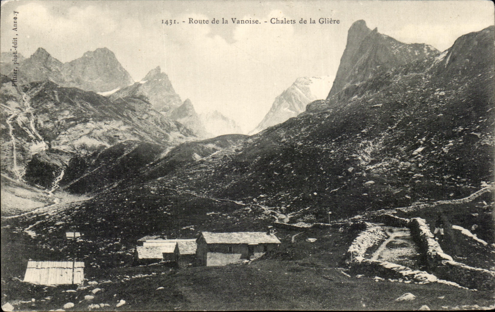CPA Route de Ia Vanoise Chalets de la Gliere