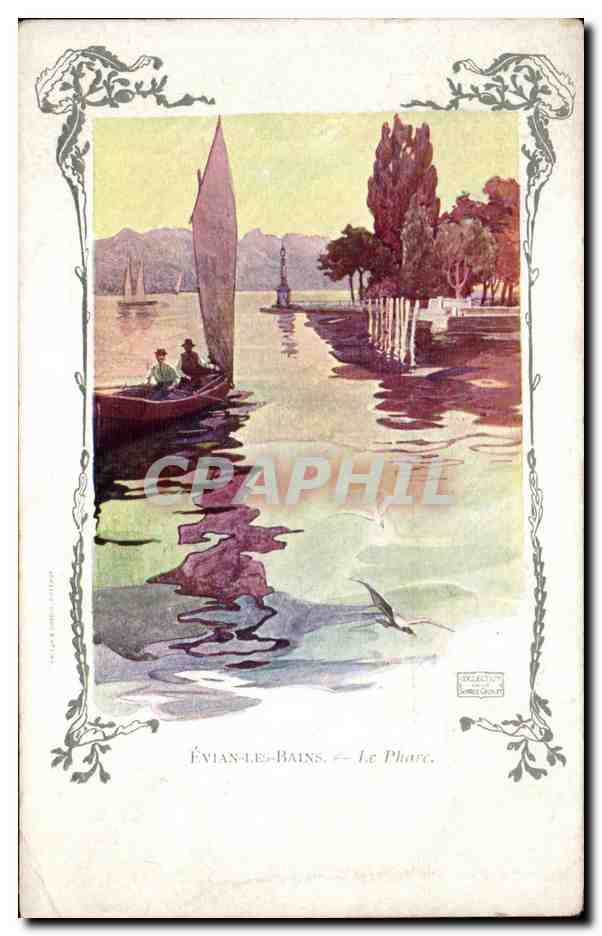 CPA Evian les Bains Le Phare