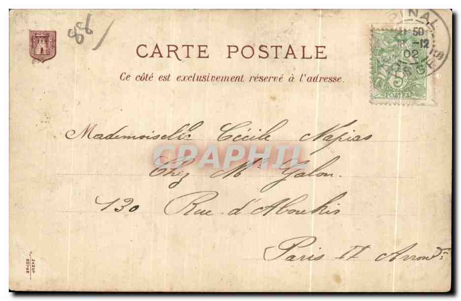 CPA Epinal Chantraine Eglise Saint Pierrre Fourrier — Rückseite