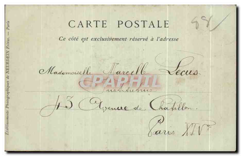 CPA Domremy La Maison de Jeanne d Arc — Rückseite
