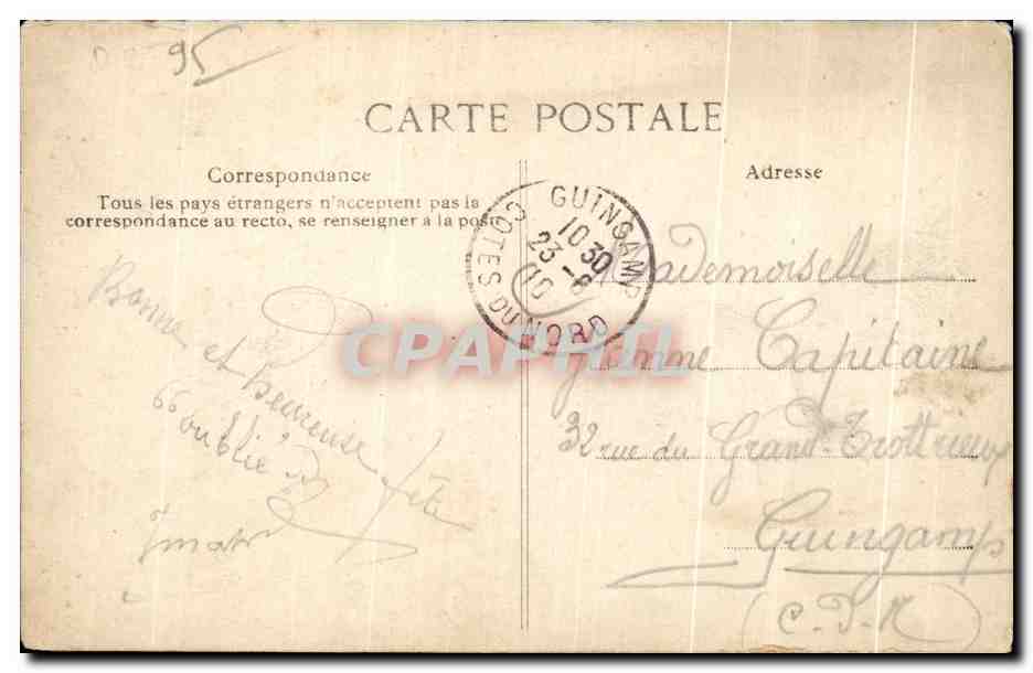 CPA Le Cure de Pontoise Je vais dit il jeter mon bonnet a celle qui a lc plus trompe son mari — Verso