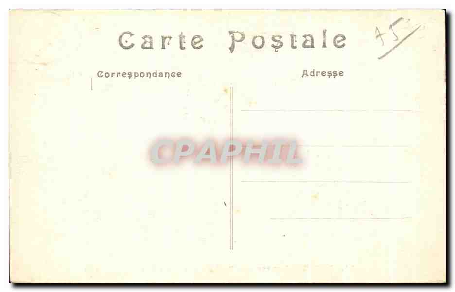 CPA Paris Squre des Batignolles Le lac — Rückseite