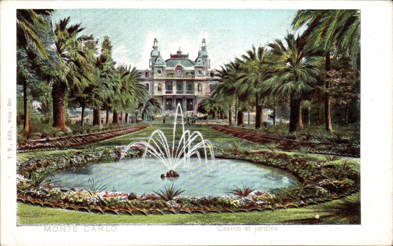 CPA Monte Carlo Casino et Jardins Monaco