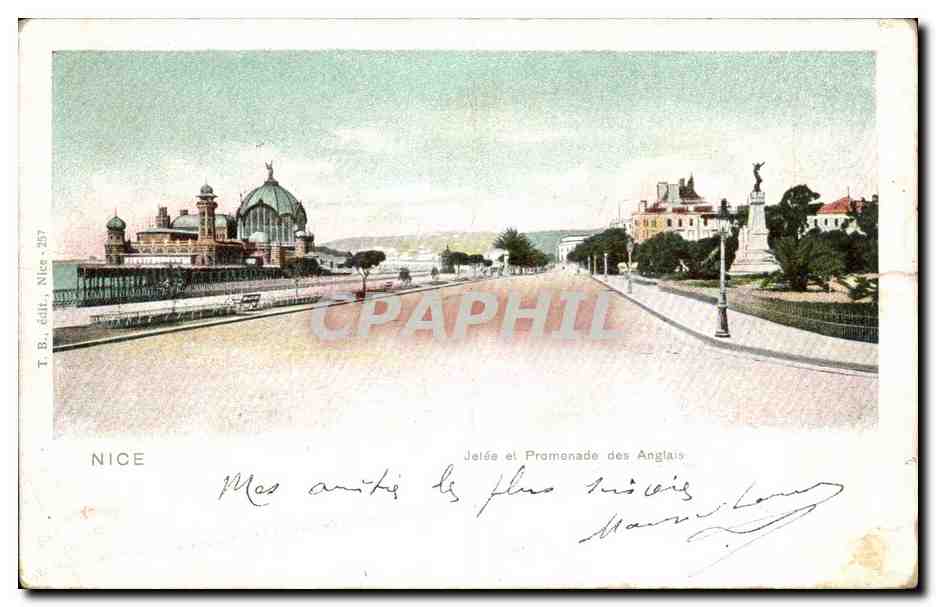 CPA Nice Jetee et Promenade des Anglais