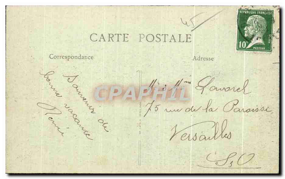CPA Environs d Orleans Olivet Vue sur le Loire — Verso