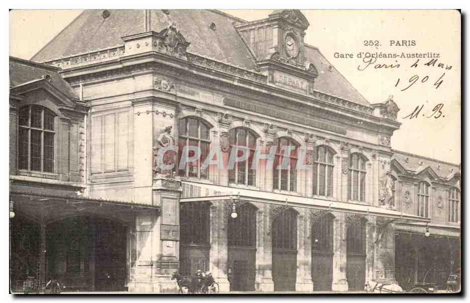 CPA Paris Gare d Orleans Austerlitz