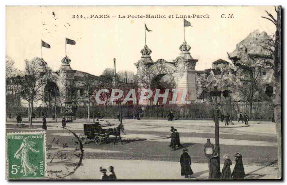 CPA Paris La Porte Maillot et Luna Parck